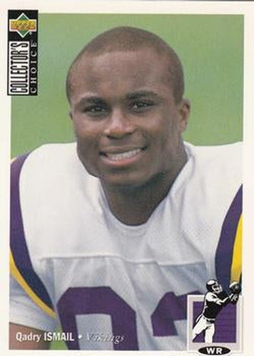 #297 Qadry Ismail - Minnesota Vikings - 1994 Collector's Choice Football