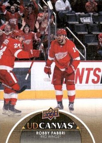 #C297 Robby Fabbri - Detroit Red Wings - 2021-22 Upper Deck - UD Canvas Hockey