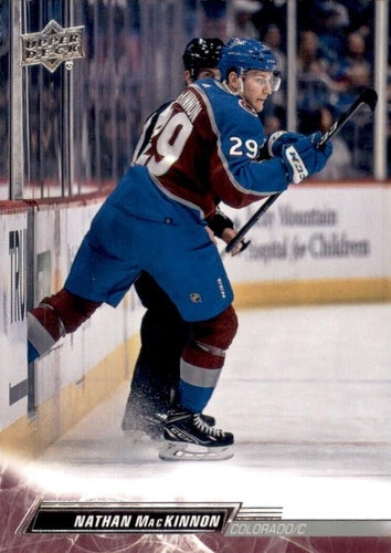 #297b Nathan MacKinnon - Colorado Avalanche - 2022-23 Upper Deck Hockey