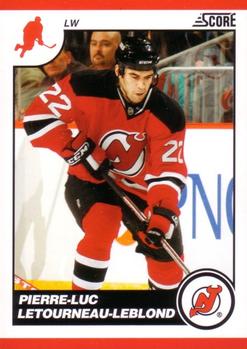 #298 Pierre-Luc Letourneau-Leblond - New Jersey Devils - 2010-11 Score Hockey