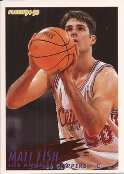 #298 Matt Fish - Los Angelesippers - 1994-95 Fleer Basketball