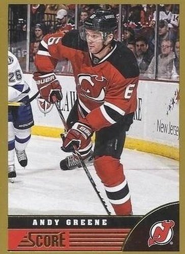 #298 Andy Greene - New Jersey Devils - 2013-14 Score - Gold Hockey