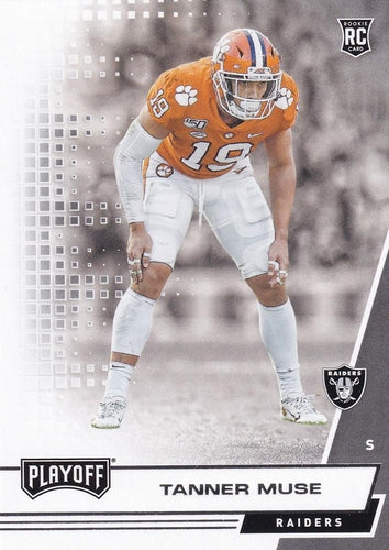 #298 Tanner Muse - Las Vegas Raiders - 2020 Panini Playoff Football