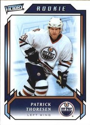 #298 Patrick Thoresen - Edmonton Oilers - 2006-07 Upper Deck Victory Update Hockey