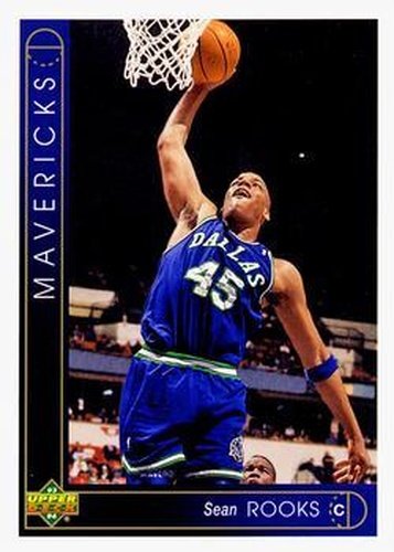 #298 Sean Rooks - Dallas Mavericks - 1993-94 Upper Deck Basketball