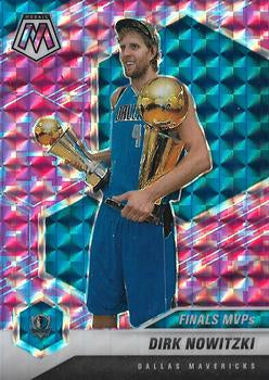 #298 Dirk Nowitzki - Dallas Mavericks - 2020-21 Panini Mosaic - Mosaic Camo Pink Basketball