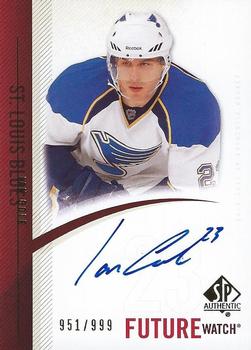 #298 Ian Cole - St. Louis Blues - 2010-11 SP Authentic Hockey