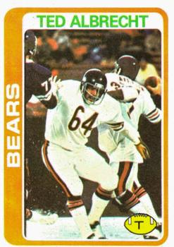 #298 Ted Albrecht - Chicago Bears - 1978 Topps Football