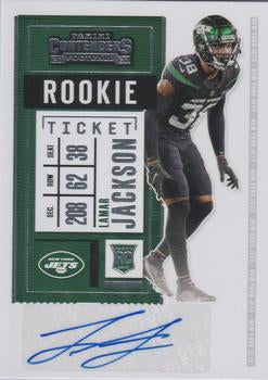 #299 Lamar Jackson - New York Jets - 2020 Panini Contenders Football