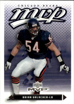 #299 Brian Urlacher - Chicago Bears - 2003 Upper Deck MVP Football