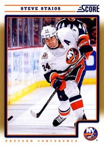 #299 Steve Staios - New York Islanders - 2012-13 Score - Gold Rush Hockey
