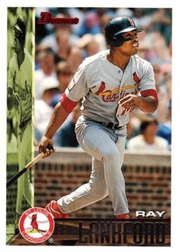 #299 Ray Lankford - St. Louis Cardinals - 1995 Bowman Baseball