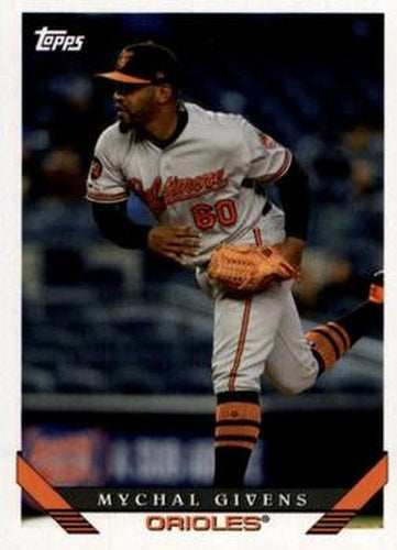 #299 Mychal Givens - Baltimore Orioles - 2019 Topps Archives Baseball