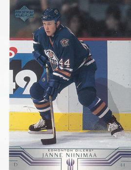 #299 Janne Niinimaa - Edmonton Oilers - 2001-02 Upper Deck Hockey