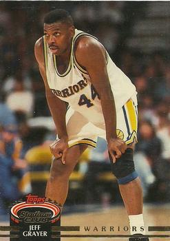 #299 Jeff Grayer - Golden State Warriors - 1992-93 Stadium Club Basketball