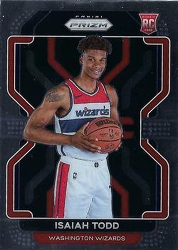 #299 Isaiah Todd - Washington Wizards - 2021-22 Panini Prizm Basketball