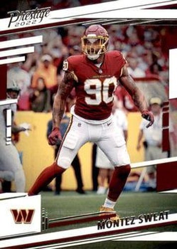 #299 Montez Sweat - Washington Commanders - 2022 Panini Prestige Football