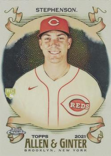 #299 Tyler Stephenson - Cincinnati Reds - 2021 Topps Allen & Ginter Chrome Baseball