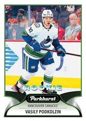 #299 Vasily Podkolzin - Vancouver Canucks - 2021-22 Parkhurst Hockey