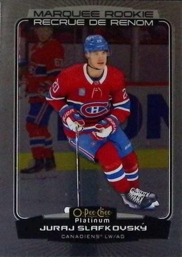 #299 Juraj Slafkovsky - Montreal Canadiens - 2022-23 O-Pee-Chee Platinum Hockey