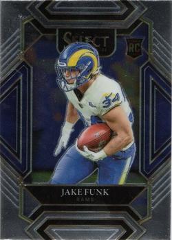 #299 Jake Funk - Los Angeles Rams - 2021 Panini Select Football