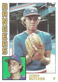 #299 John Butcher - Texas Rangers - 1984 Topps Baseball