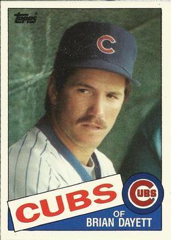 #29T Brian Dayett - Chicago Cubs - 1985 Topps Traded Baseball
