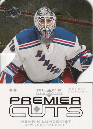 #PDC29 Henrik Lundqvist - New York Rangers - 2008-09 Upper Deck Black Diamond - Premier Die Cut Hockey