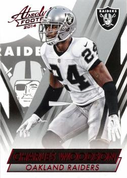 #29 Charles Woodson - Oakland Raiders - 2014 Panini Absolute - Red Football