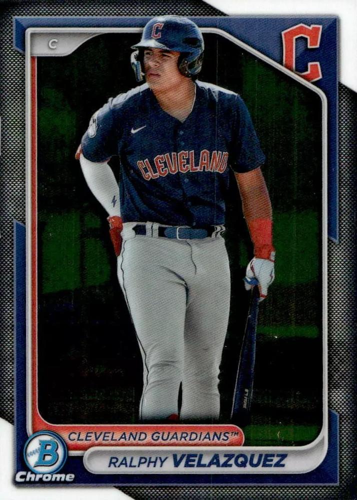 #BCP-29 Ralphy Velazquez - Cleveland Guardians - 2024 Bowman - Chrome Prospects Baseball