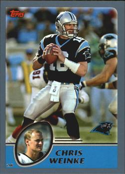 #29 Chris Weinke - Carolina Panthers - 2003 Topps Football