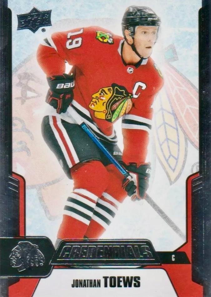 #29 Jonathan Toews - Chicago Blackhawks - 2019-20 Upper Deck Credentials Hockey