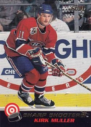 #29 Kirk Muller - Montreal Canadiens - 1992-93 Score - Sharp Shooters Hockey