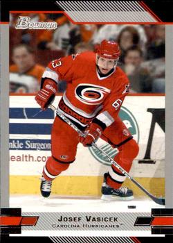 #29 Josef Vasicek - Carolina Hurricanes - 2003-04 Bowman Draft Picks and Prospects Hockey