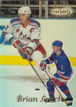 #29 Brian Leetch - New York Rangers - 1999-00 Topps Gold Label Hockey