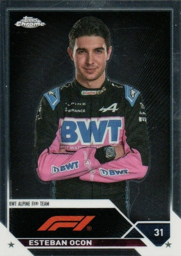 #29 Esteban Ocon - BWT Alpine F1 Team - 2023 Topps Chrome Formula 1 Racing