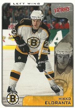 #29 Mikko Eloranta - Boston Bruins - 2001-02 Upper Deck Victory Hockey