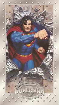 #29 Fists of Steel! - 1994 SkyBox Superman Man of Steel Platinum Series