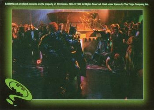 #29 Batman fights - 1995 Topps Batman Forever Stickers