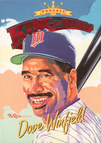 #DK-29 Dave Winfield - Minnesota Twins - 1994 Donruss - Diamond Kings Baseball