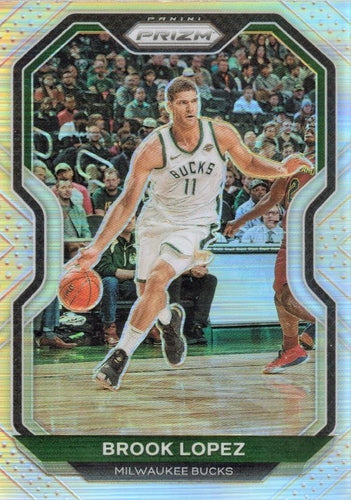 #29 Brook Lopez - Milwaukee Bucks - 2020-21 Panini Prizm - Silver Prizms Basketball