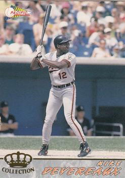 #29 Mike Devereaux - Baltimore Orioles - 1994 Pacific Baseball
