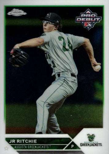 #PDC-29 JR Ritchie - Augusta GreenJackets - 2023 Topps Pro Debut - Chrome Baseball