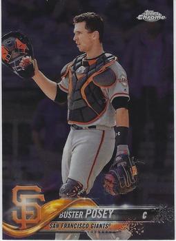 #29 Buster Posey - San Francisco Giants - 2018 Topps Chrome Baseball