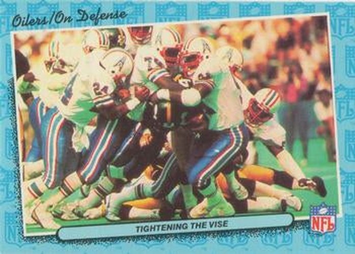 #29 Tightening the Vise Defense - Houston Oilers - 1986 Fleer Team Action Football