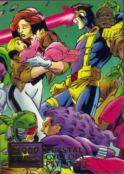 #29 Crystal, Cyclops & Psylocke - 1994 Fleer Marvel Universe