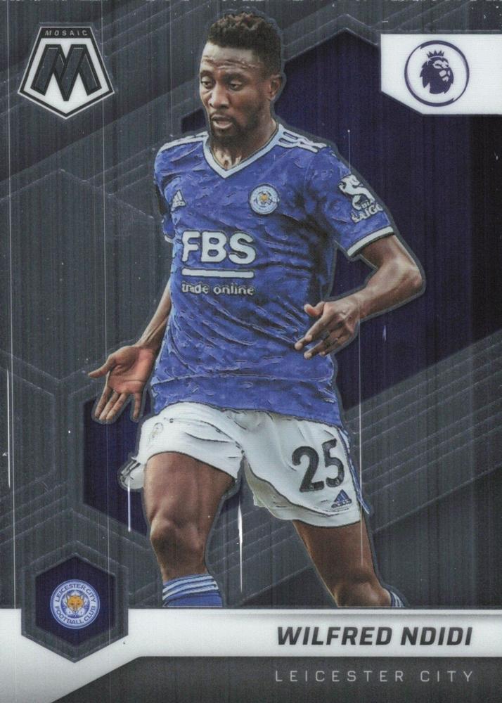 #29 Wilfred Ndidi - Leicester City - 2021-22 Panini Mosaic Premier League Soccer