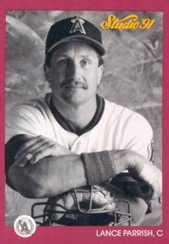 #29 Lance Parrish - California Angels - 1991 Studio Baseball
