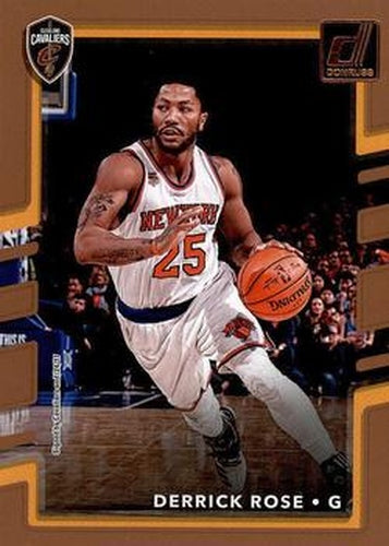 #29 Derrick Rose - Cleveland Cavaliers - 2017-18 Donruss Basketball