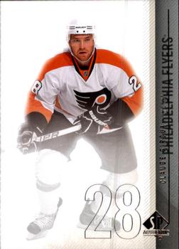 #29 Claude Giroux - Philadelphia Flyers - 2010-11 SP Authentic Hockey